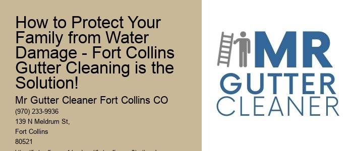 How to Protect Your Family from Water Damage - Fort Collins Gutter Cleaning is the Solution!