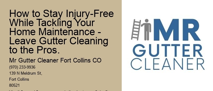 How to Stay Injury-Free While Tackling Your Home Maintenance - Leave Gutter Cleaning to the Pros.